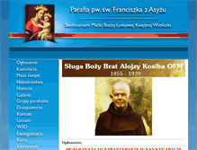 Tablet Screenshot of franciszkaniewieliczka.pl
